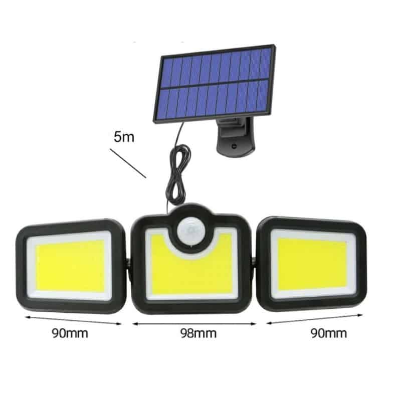 Projecteur solaire avec détecteur 4,5W IP65