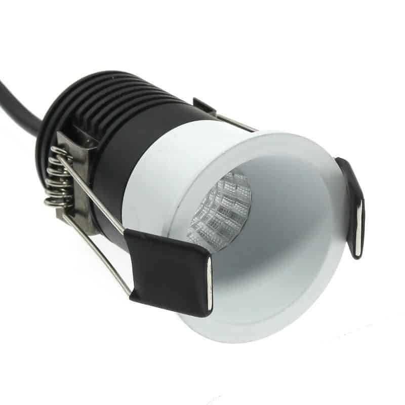 Spots Encastrables LED Noir - 5W – IP65 – CCT - COB - Ø75mm