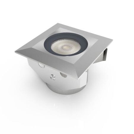 Spot encastrable extérieur 1,3W 24V Carré IP68