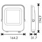 Projecteur avec détecteur 30W avec télécommande