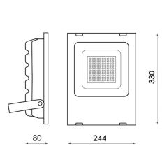 Projecteur LED 150W IP66