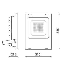 Projecteur LED 200W IP66