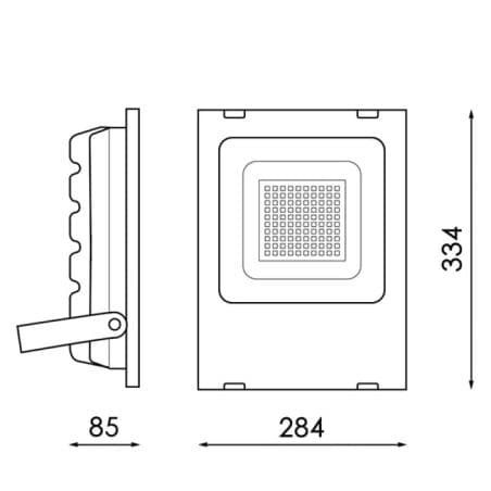 Projecteur LED 100W IP65