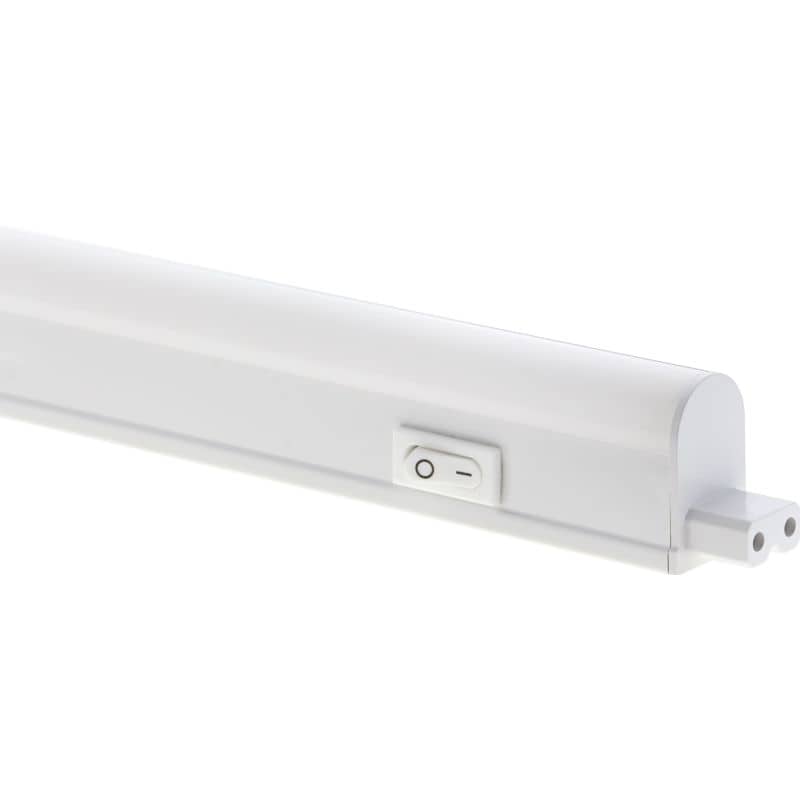 Réglette LED T5 32,5cm 3,4W avec interrupteur