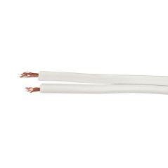 Câble électrique Blanc 2x0,5mm