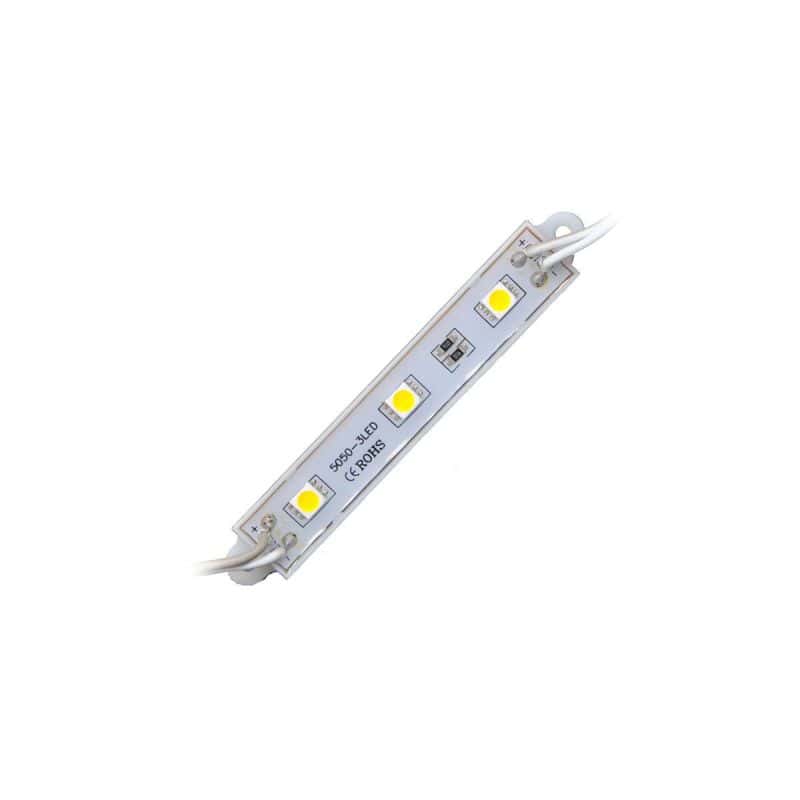 Module 3 LED 12V IP65 Blanc Chaud