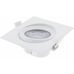 Spot LED Orientable Carré 10W Blanc