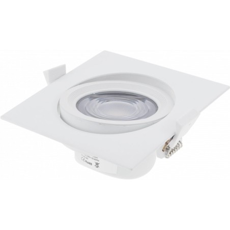 Spot orientable 10W Carré Blanc