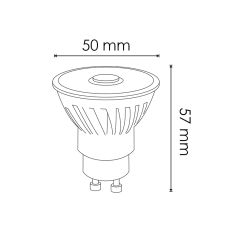 Ampoule GU10 8W 12 degrès