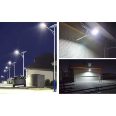 Lampadaire solaire 200W IP65 avec support