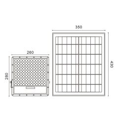 Projecteur solaire 200W IP66