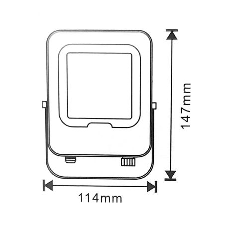 Projecteur LED 20W dimmable CCT3000-6000K