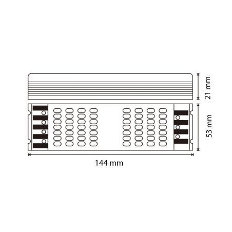 Alimentation Ruban LED 60W 230V/24V