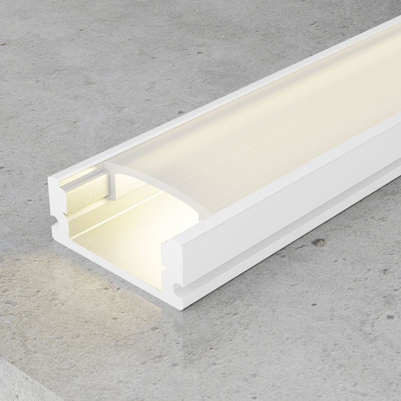 Profilé aluminium Blanc Ruban LED 17,4x7mm