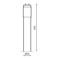 Base Tube LED 60cm