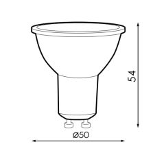 Ampoule GU10 7W dimmable