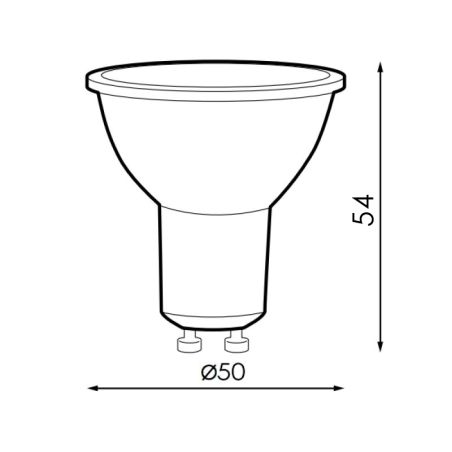 Ampoule GU10 7W dimmable