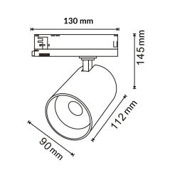 Projecteur intérieur monophasé 30W Boucherie