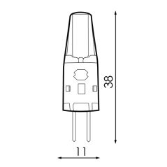 Ampoule G4 3W 12V