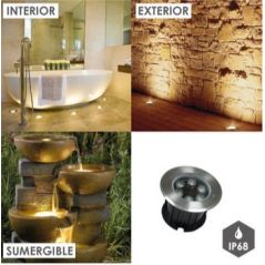 Spot encastrable extérieur 6W IP65