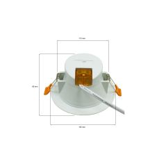 Spot salle de bain 12W IP44