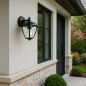 Applique Murale Extérieure Style Lanterne Noire