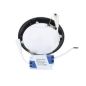 Spot extra plat 12W Noir