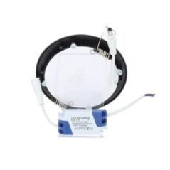 Spot extra plat 18W Noir