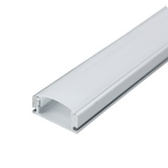 Acheter Profilé Aluminium Blanc ou Noir à Encastrer Ruban LED - 2 mètres  Couleur Noir