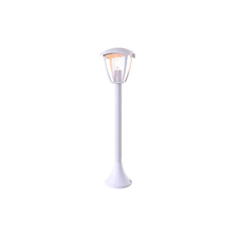 Potelet extérieur 60cm E27 IP44 Blanc