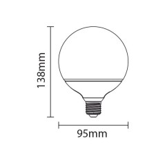 Ampoule E27 G95 15W