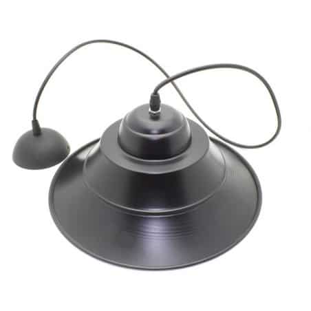 Lampe suspendue E27 Noir et Blanc