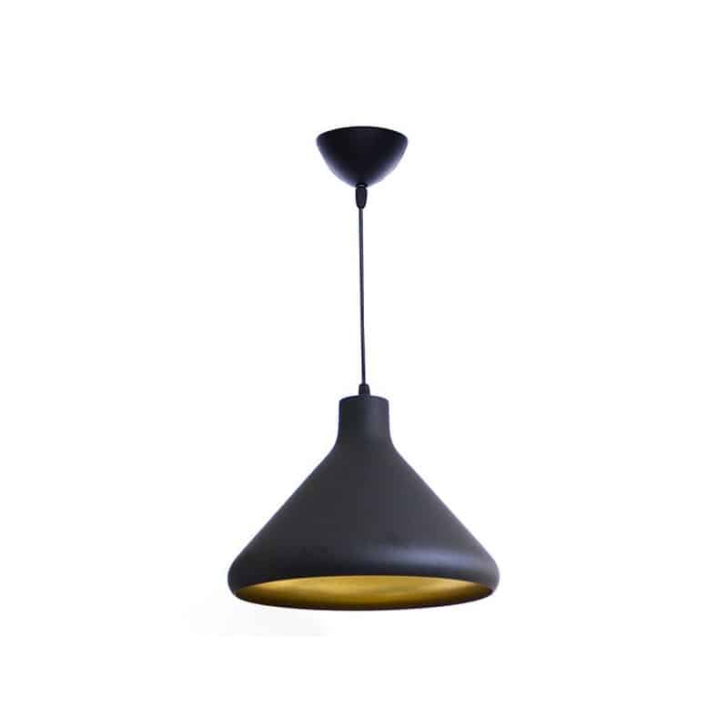 Lampe suspendue E27 Noir