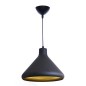 Lampe suspendue E27 Noir