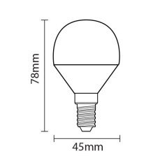 Ampoule E14 3,5W G45